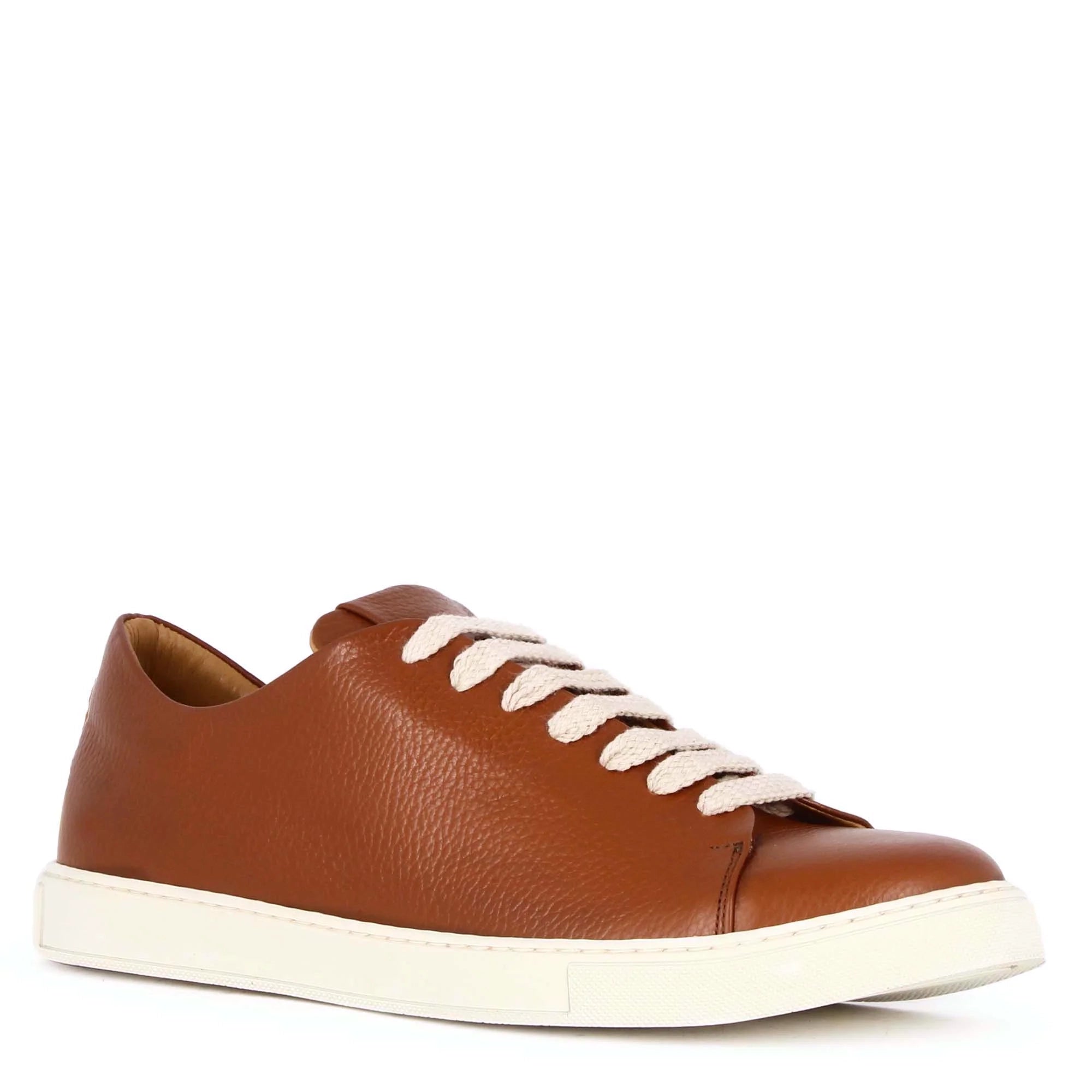 Classic Brown Leather Sneaker
