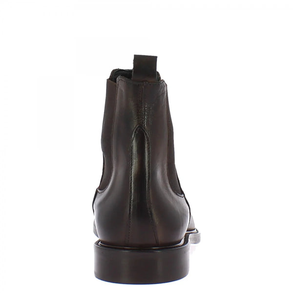 Leather handmade ankle boots