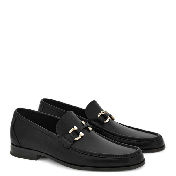 Classic Leather Horsebit Buckled Loafer for Men