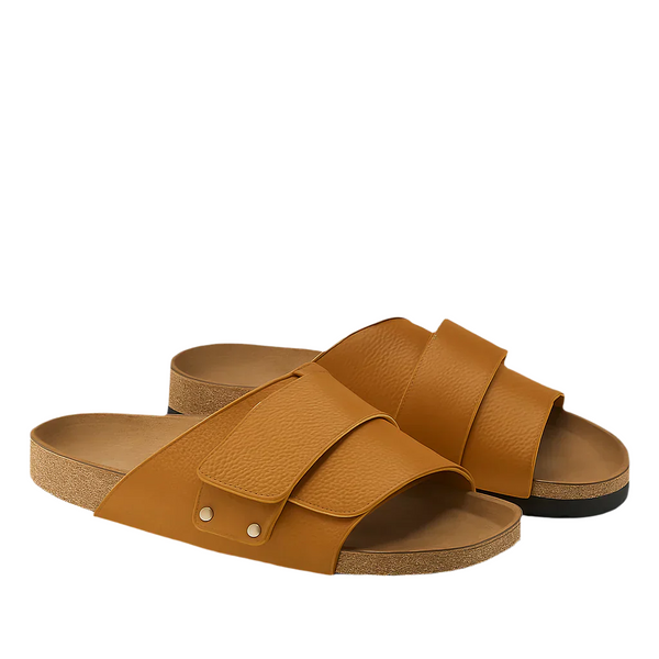 BreezFit Slip On Regular Sandal - Tan
