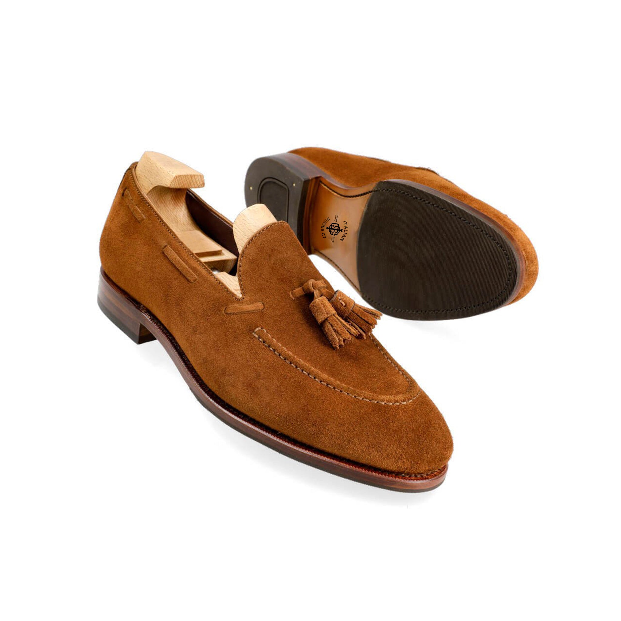 Copper Tassel Men's Loafers