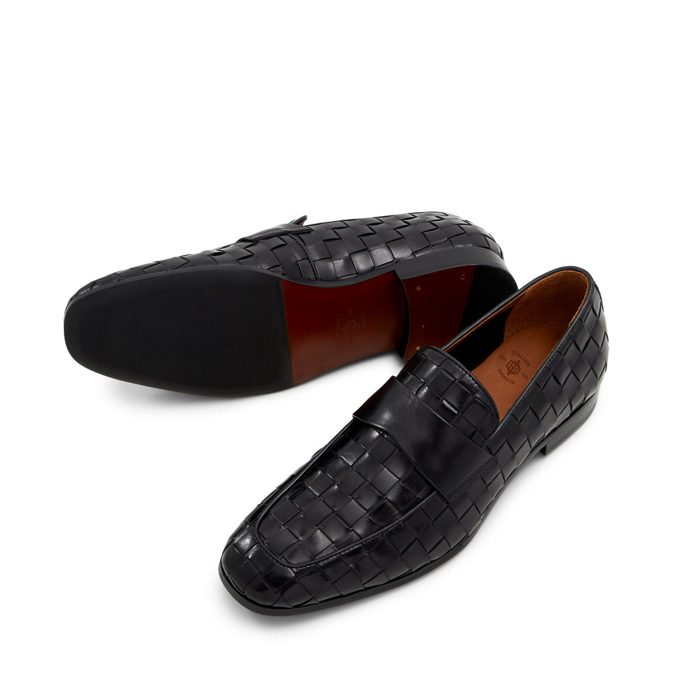 Braided Leather Loafers