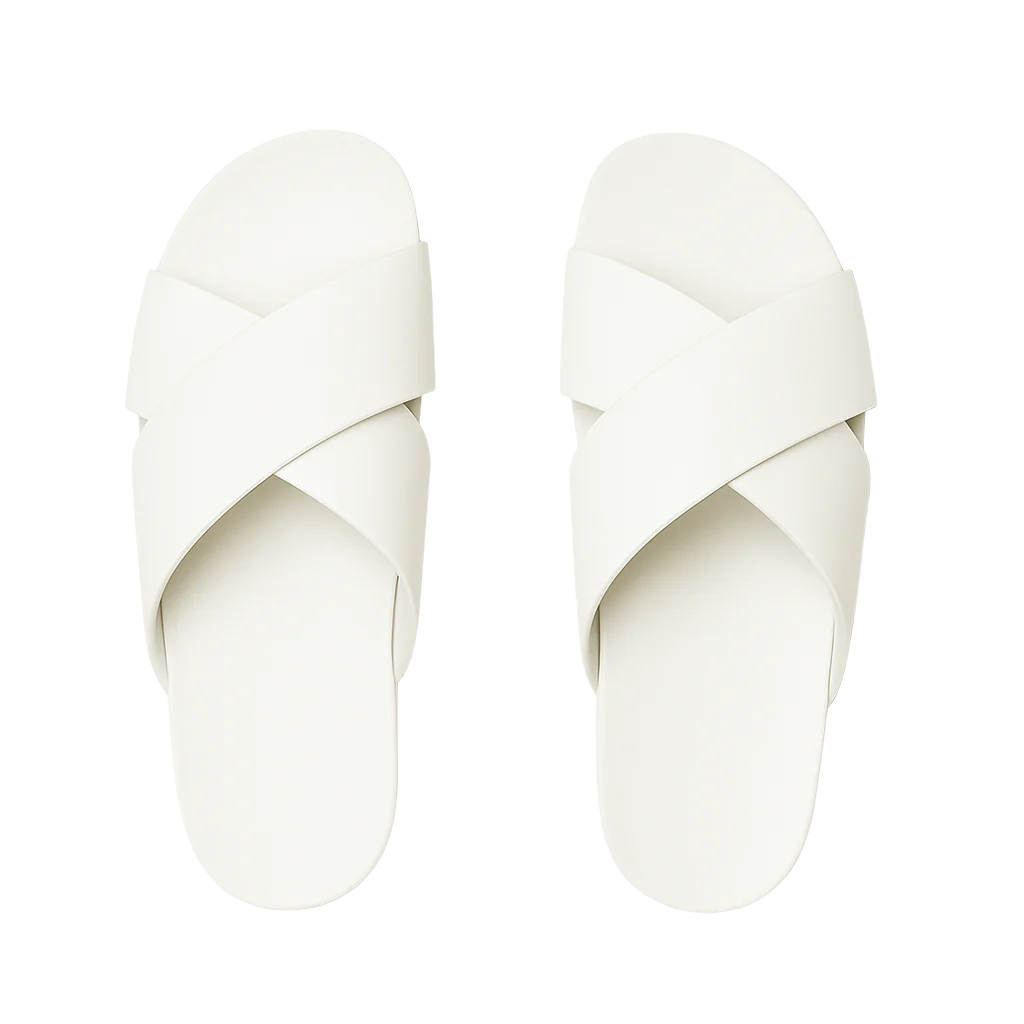 Pure Elegance Burgundy Leather Slipper