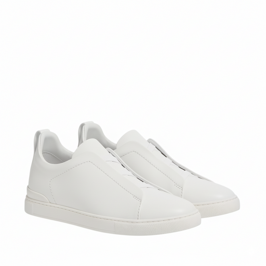 Luxury Edition Triple Stitch Leather Sneaker for Men s