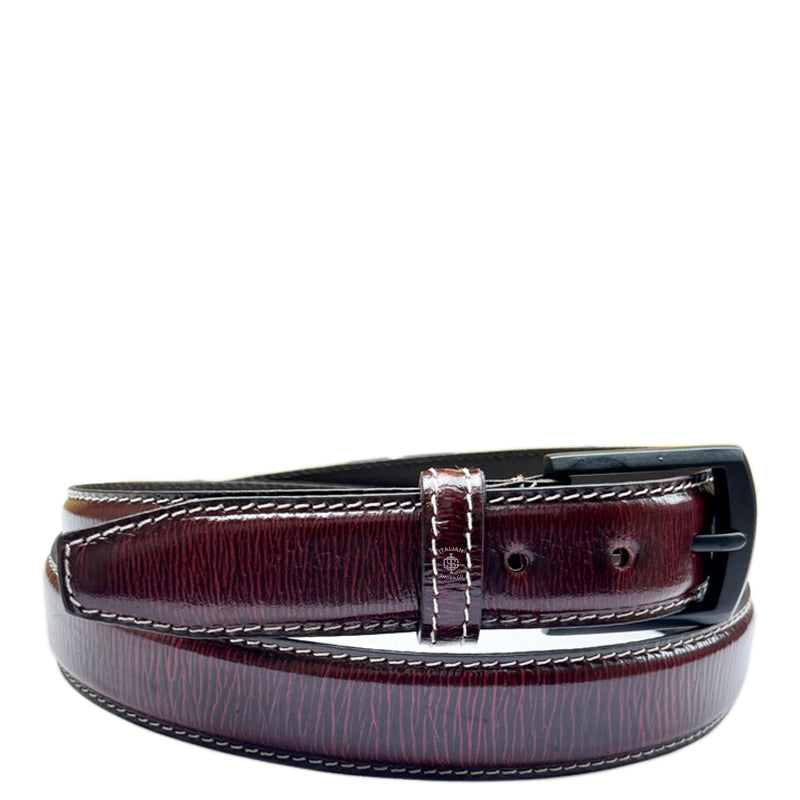 Taglio Cobra Sputatore Pelle Belt Blue