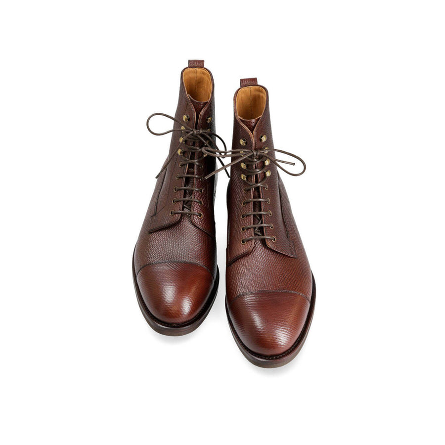 Russian Calf Burgundy Work Boots