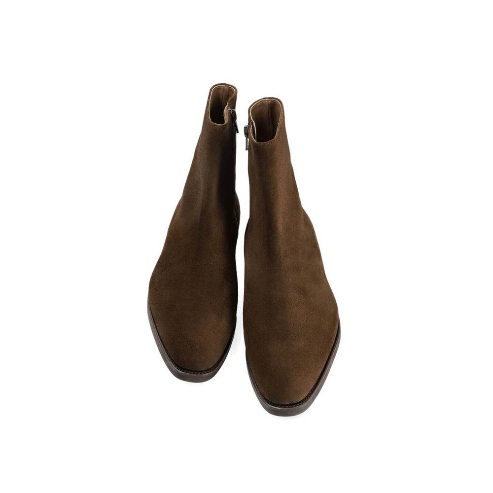Iroko Suede High Ankle Zip Boots