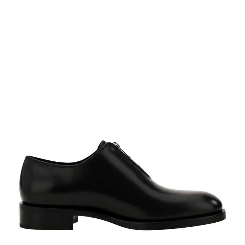 Italian Metallic Zipper Oxford
