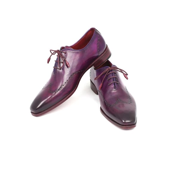 Purple store oxford shoes