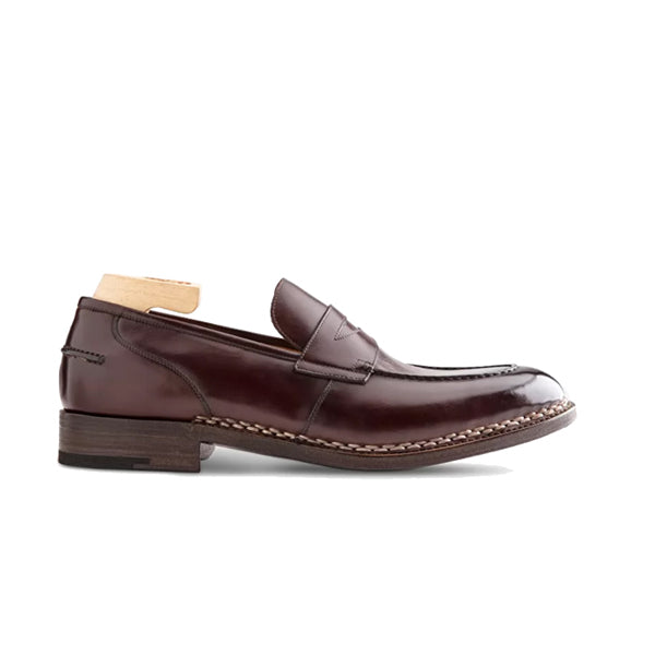 Loafer Burgundy Leather shoes in India