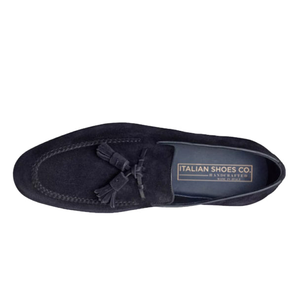 Classic Design Blue Suede Loafer