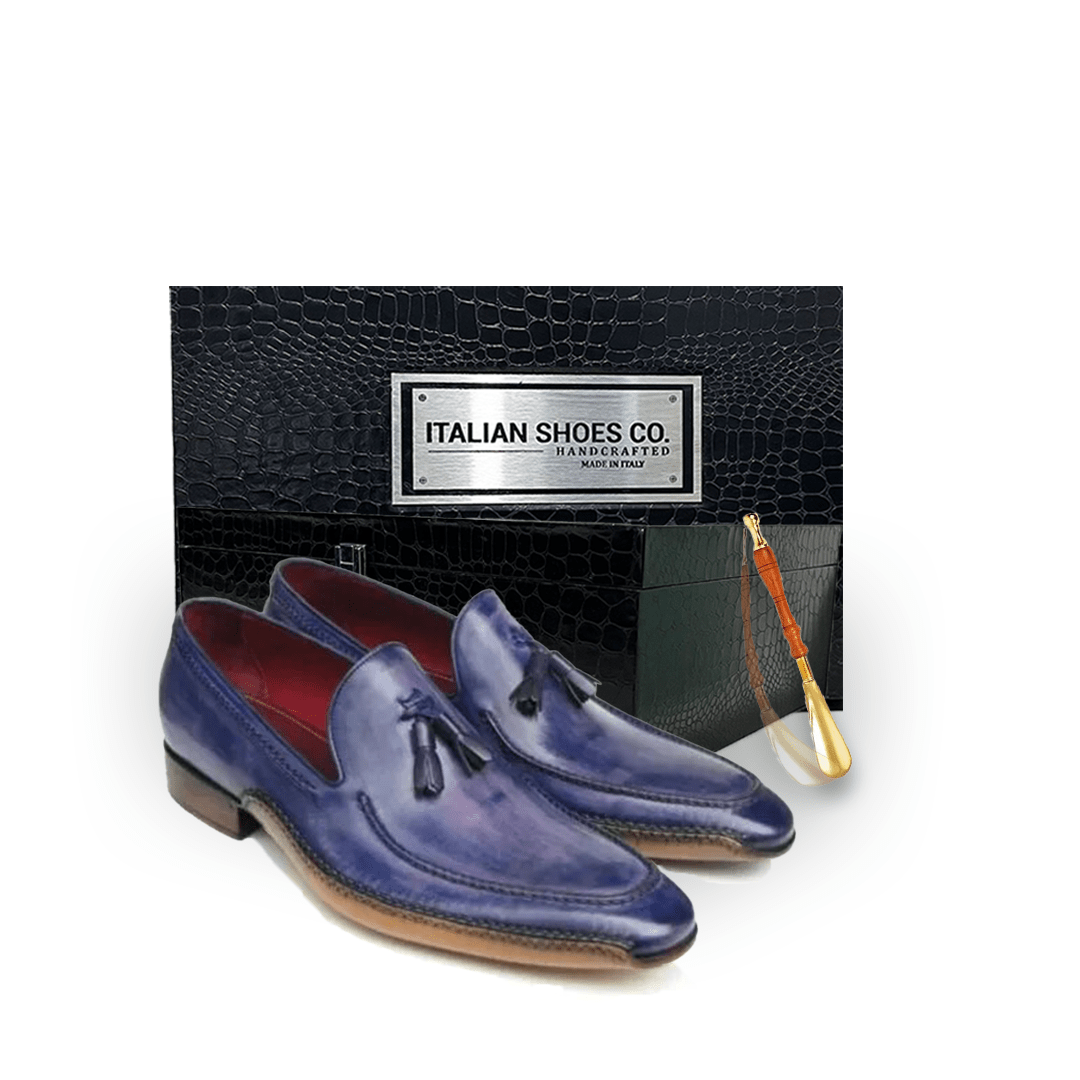 Tassel Leather Loafer in Italian Elegance