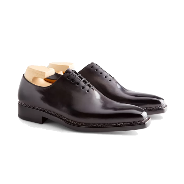 Oxford Shade Grey Leather Shoes India