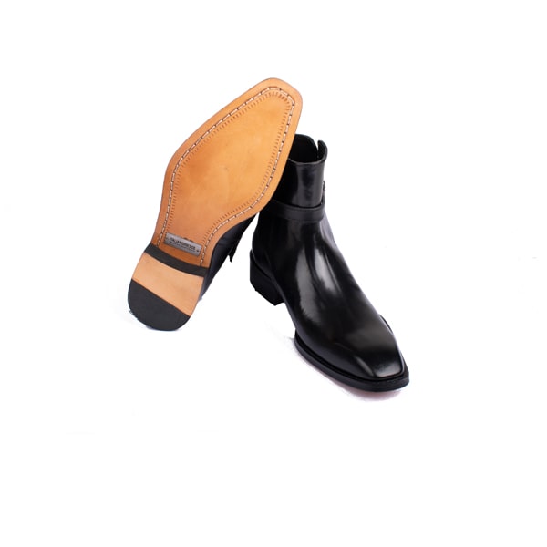 Matt Black Classic Ankle Men Boots | italian shoes men
