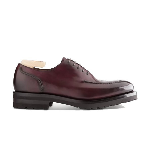 Oxford Burgundy Leather Shoes For Men Online 587