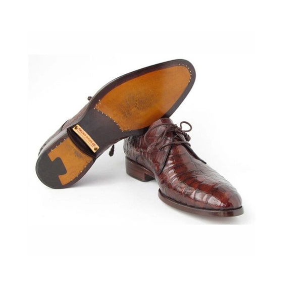 Derby Blucher Genuine Leather Hand polish Shoes