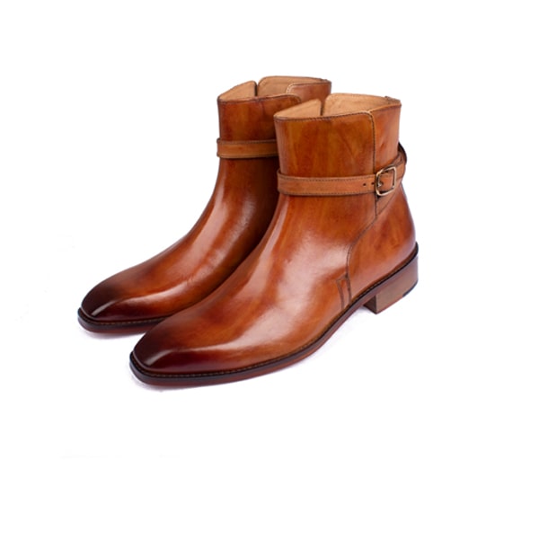 Classic Light Brown Leather Boots | Italian shoes leather