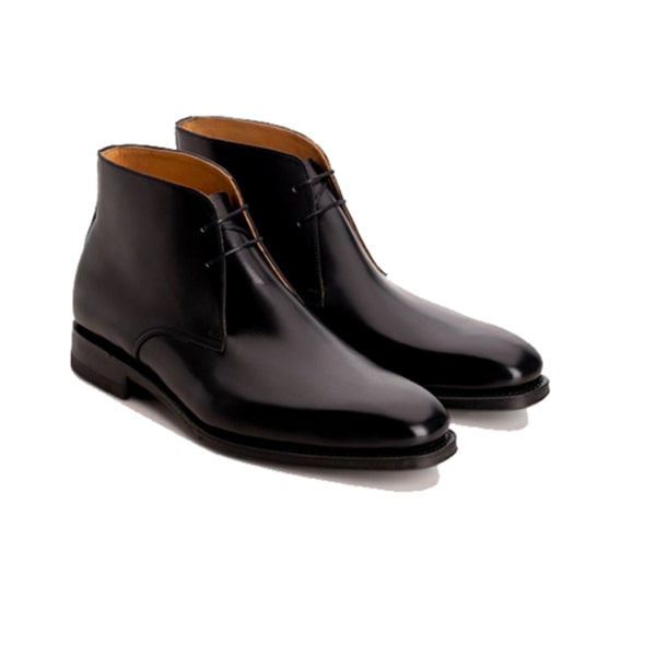 Derby Black Chukka Ankle Boots