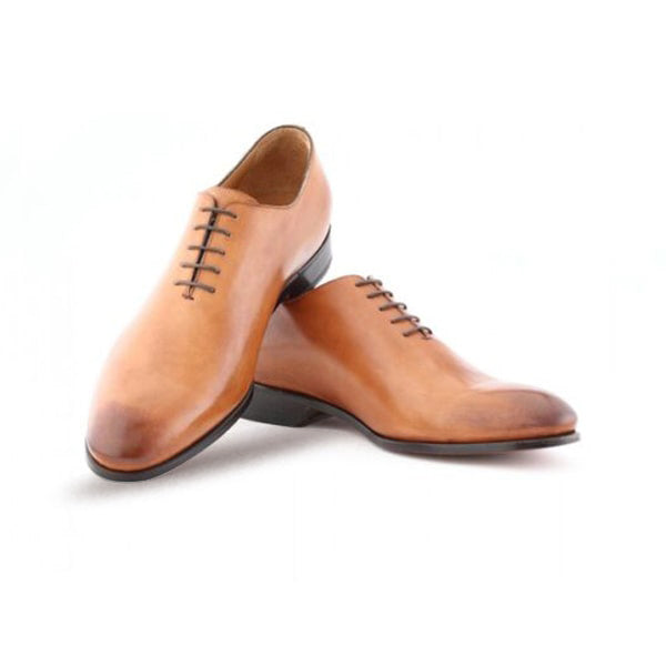 Dress up Brown Grain Leather Shoes