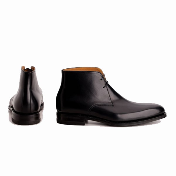 Derby Black Chukka Ankle Boots