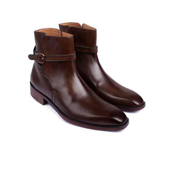 Classic Brown Italian Leather Men Boots