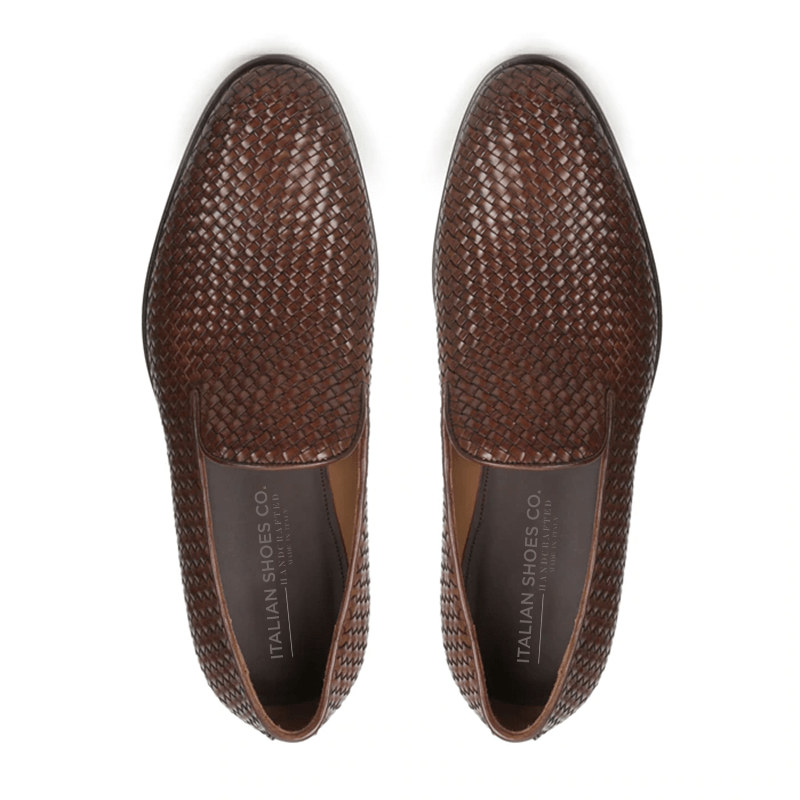 Brown Leather Italian Loafer