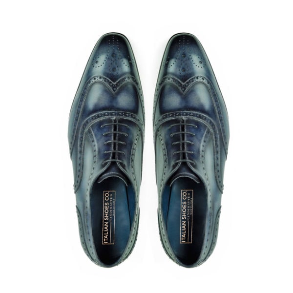 Wingtip Oxford Italian Leather Men Shoes