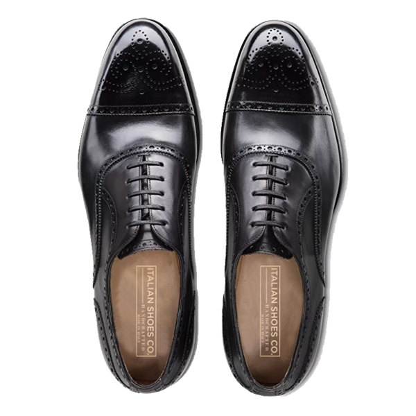 Oxfords For Men | Classy Leather Black Shoes
