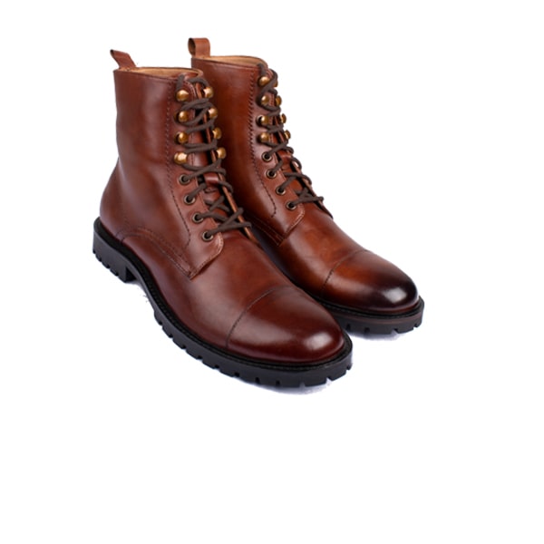 Derby High Ankle Brown Boots
