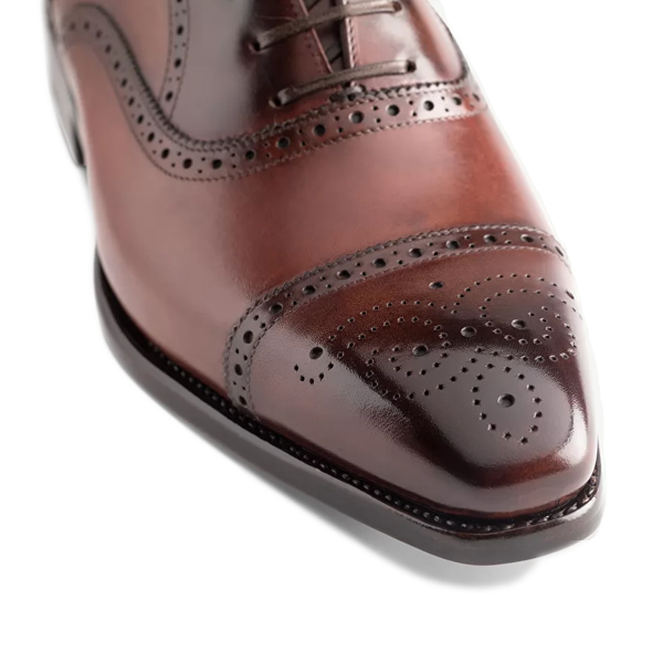 Oxford Classic Leather Dark Brown Shoes