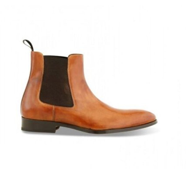 Classic Chelsea Round Toe Shade Brown Boots