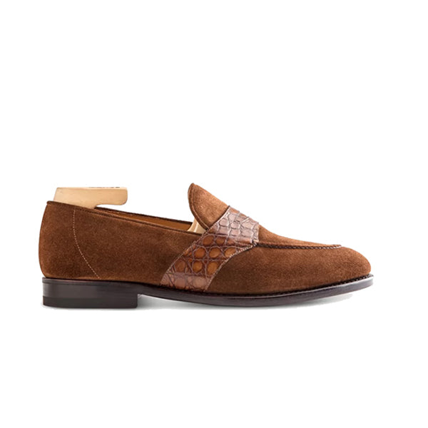Penny Loafer in Suede Leather