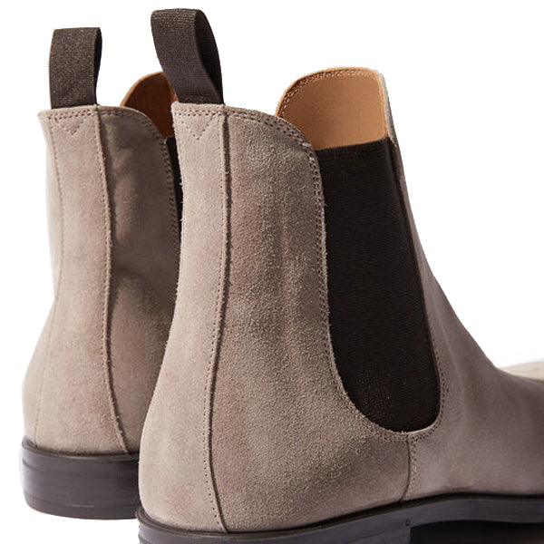 Classic Chelsea Suede Leather Boots