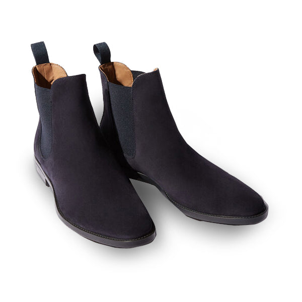 Classic Chelsea Suede Leather Boots