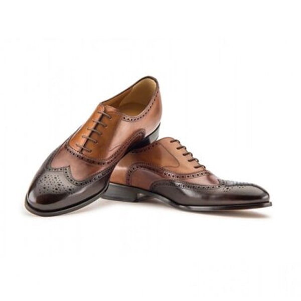 Wingtip Oxford Brogue Two Tone Shoes