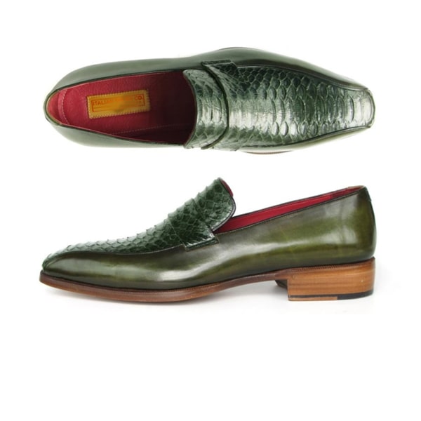 Men Textured Stylish Leather Saddle Loafers