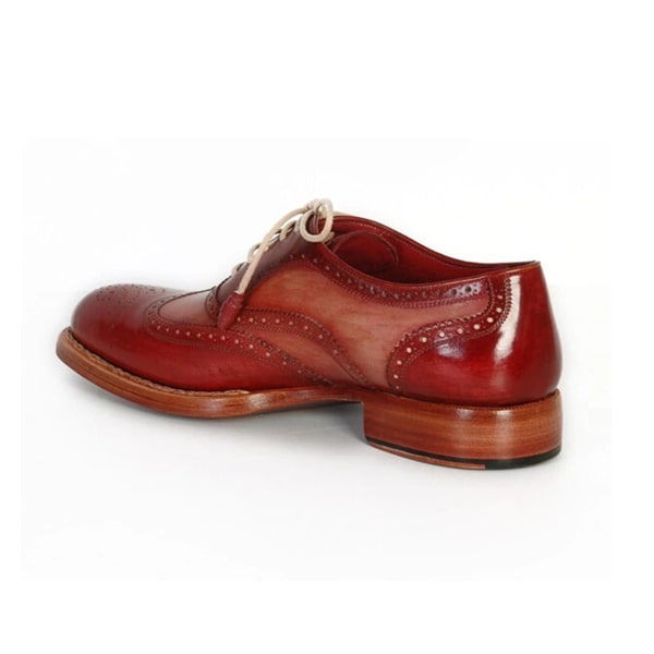 Wingtip Oxford Leather Lace Up Shoes