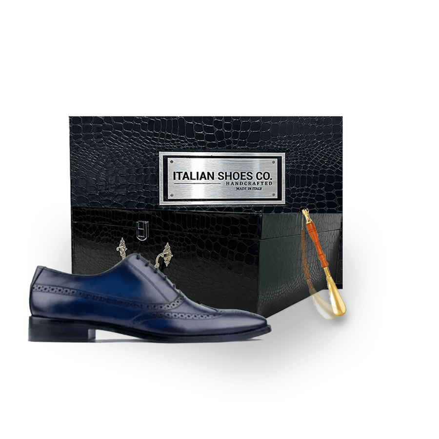 Wingtip Derby Italian Luxury Men Shoes