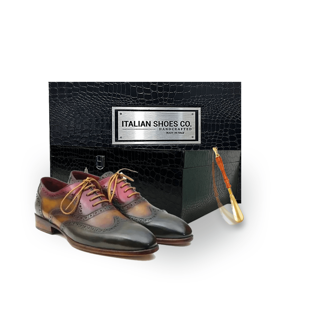 Wingtip Oxford Lace Up Shoes