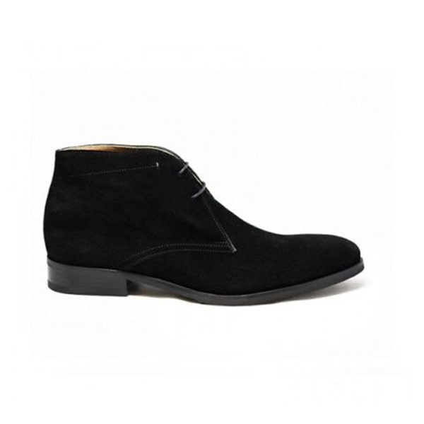 Derby Suede Chukka Boots In Leather