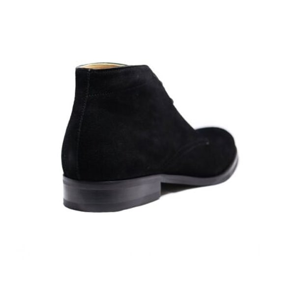 Derby Suede Chukka Boots In Leather