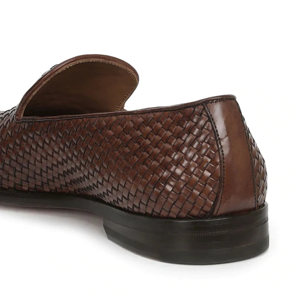 Brown Leather Italian Loafer