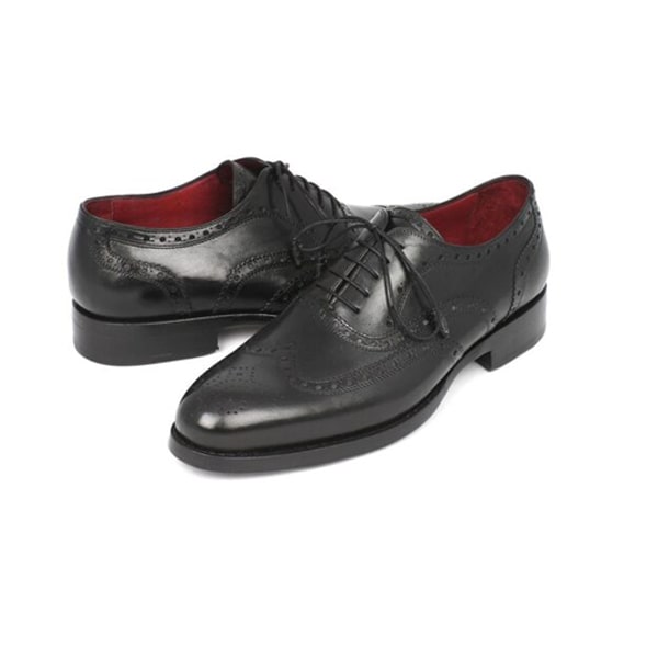 Wingtip Oxford Round Toe Italian Leather Shoes