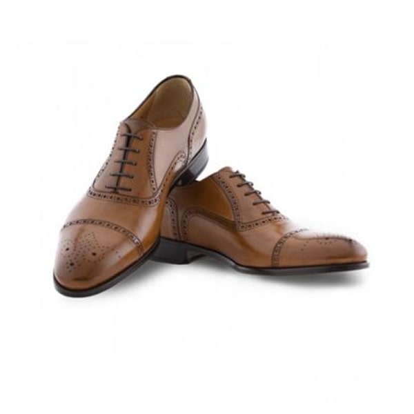 Wingtip Captoe Light Brown Shoes