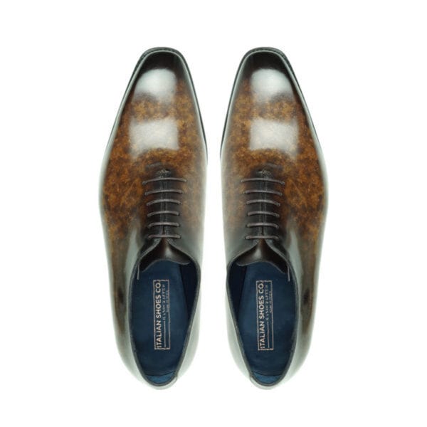 Classic Oxford Hand crafted Shoes with Patina Design