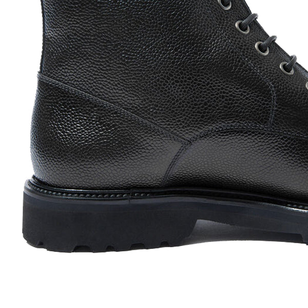 Derby Hand Colored Leather High Ankle Boots