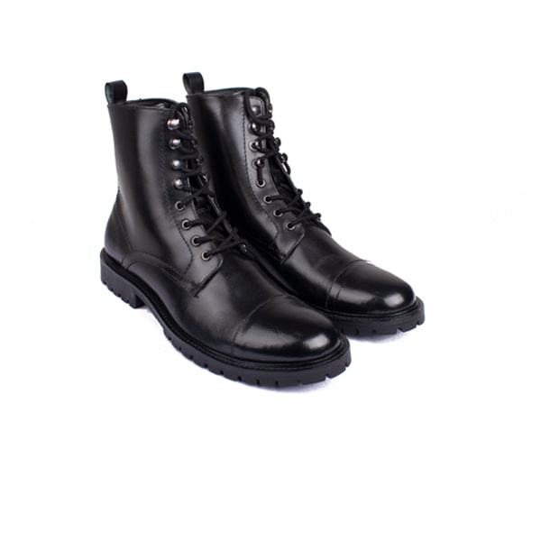 Derby High Ankle Shiny Boots