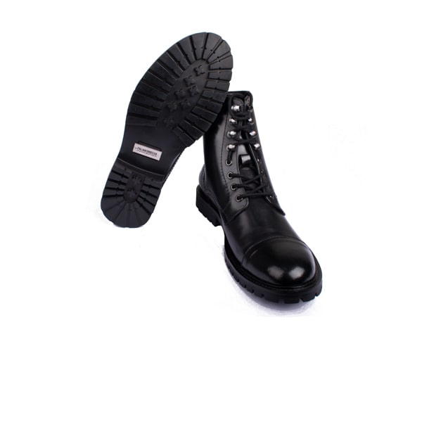 Derby High Ankle Shiny Boots