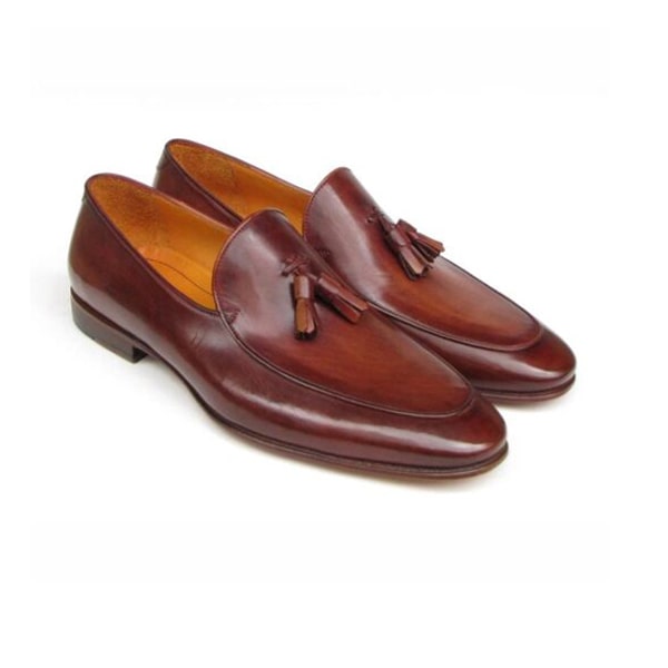 Tassel Leather Loafer in Italian Elegance