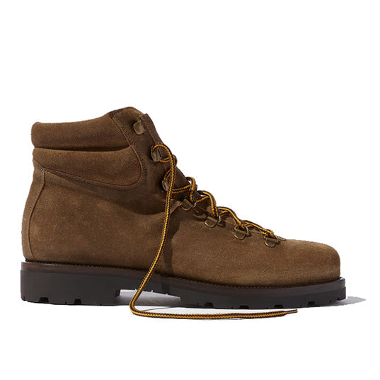 Suede Brown Leather Ankle Boots 656